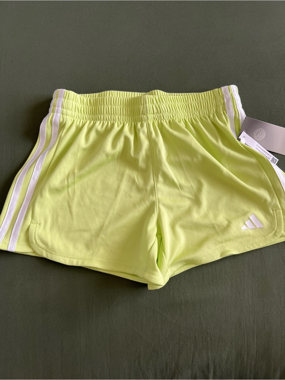 Adidas Girl’s Neon Athletic Shorts Size L 14